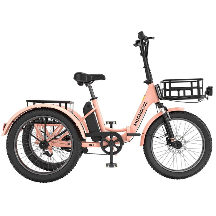 Electric Folding Tricycle with 500W Motor, 48v 14.5Ah Battery, 20*3in Fat Tires F18016