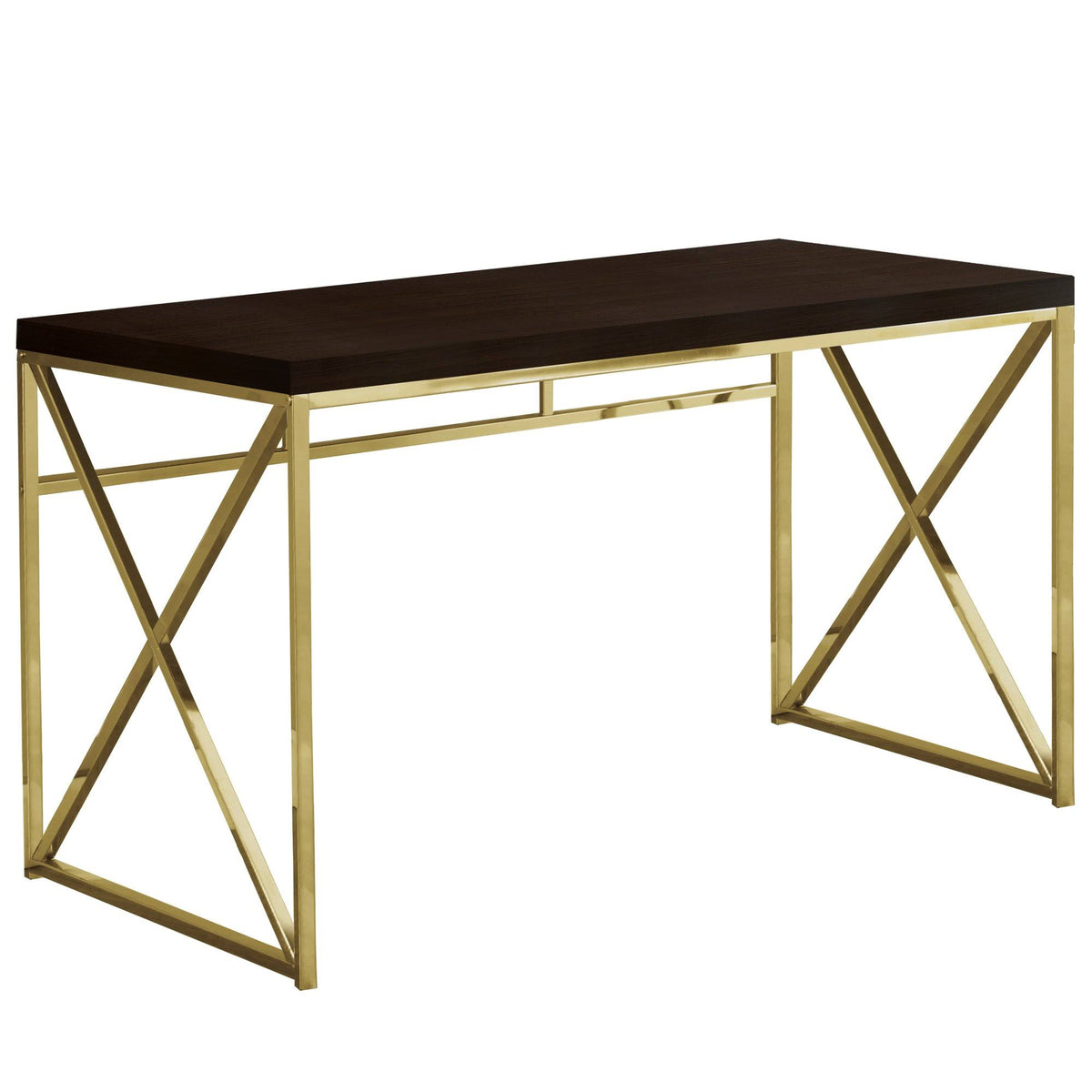 Gold Metal Computer Desk U41634