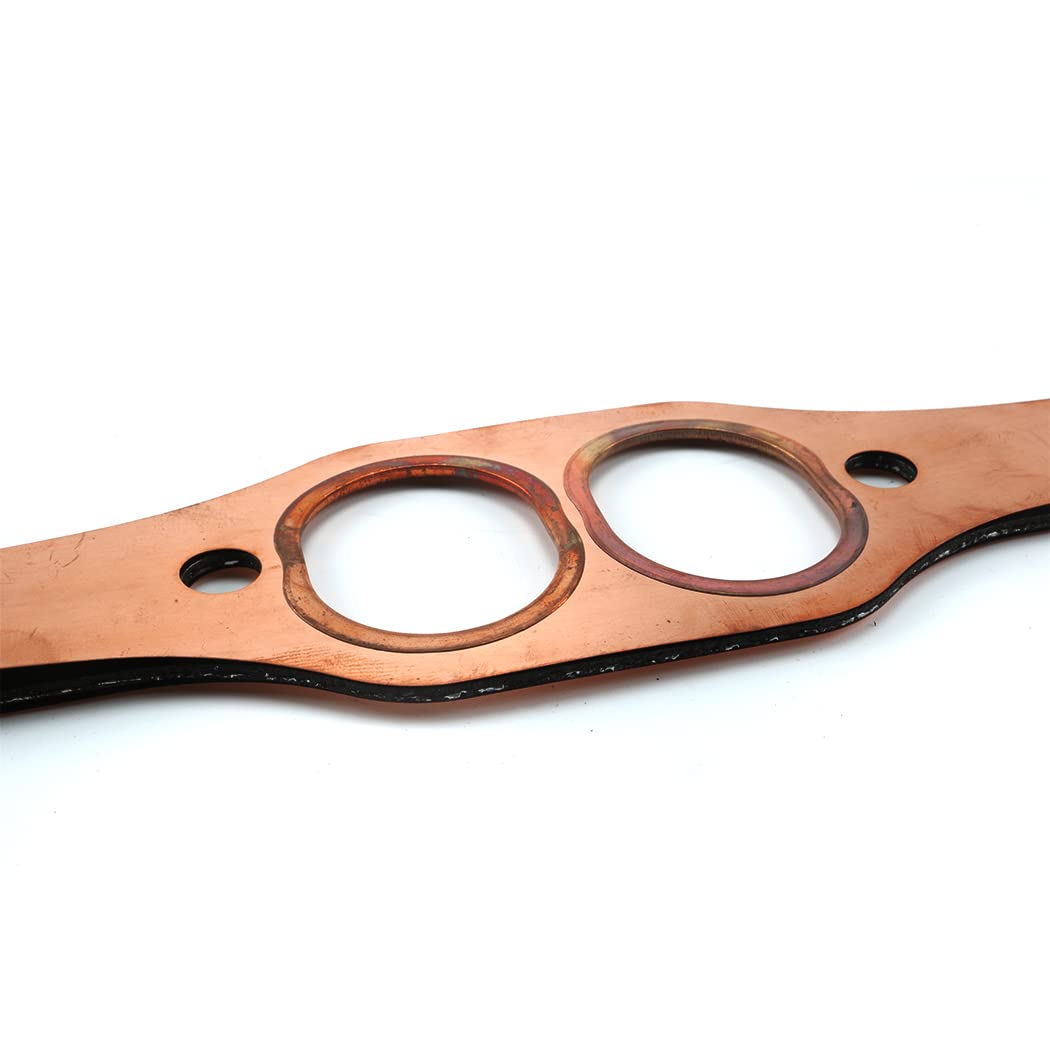 Oval Port Copper Exhaust Gaskets for Chevy SB 327 305 383 J627990