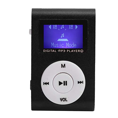 Portable mini MP3 music player with LCD screen and memory card slot (Black) O211
