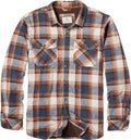 Thermal Lined Quilted Plaid Shirt Jacket K47415