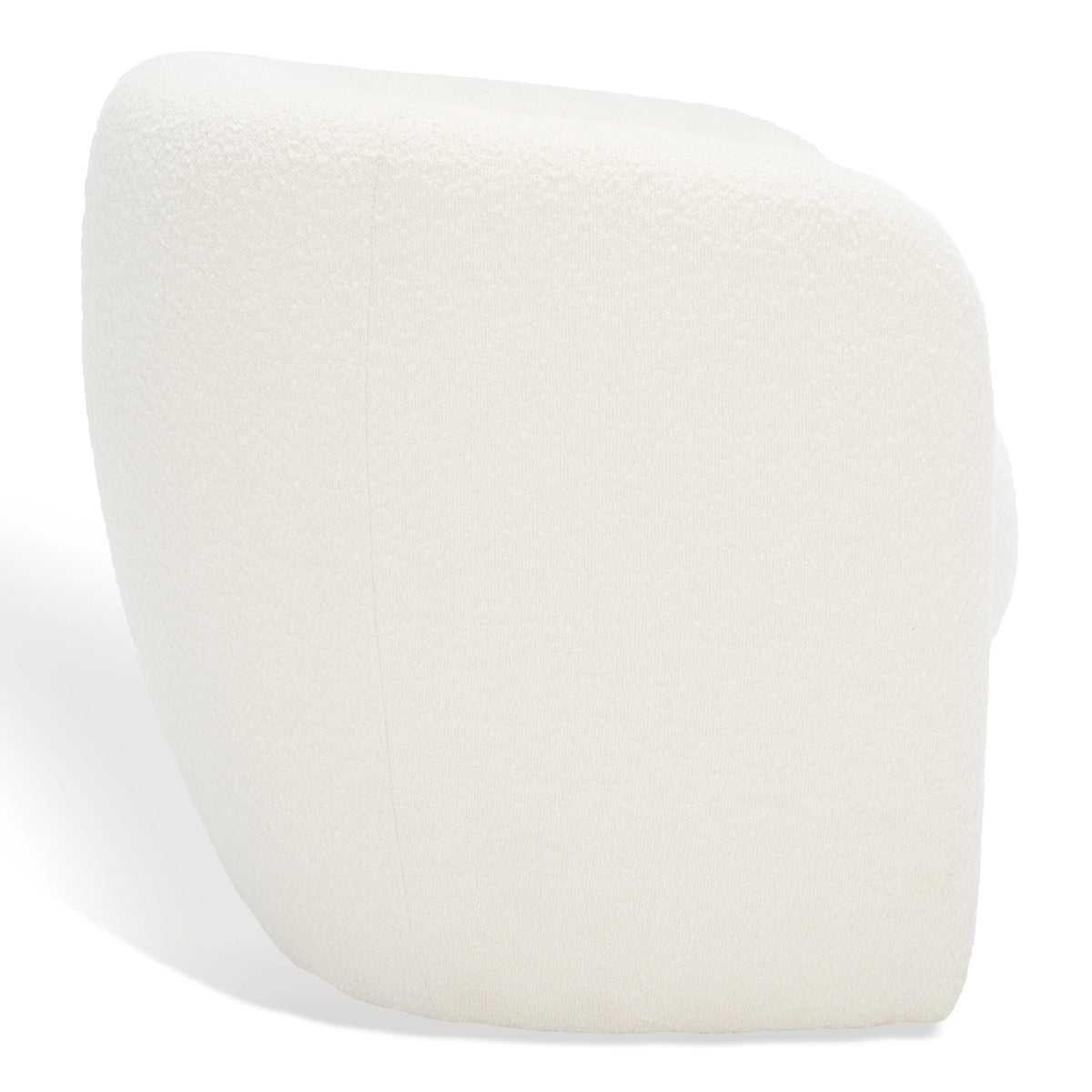 Ivory Boucle Accent Chair J2642