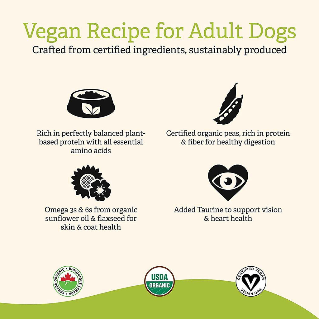 Organic Peas Adult Dry Dog Food B26475