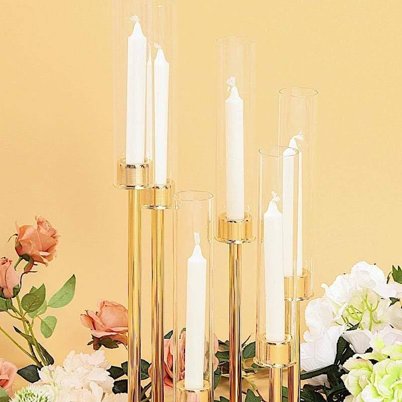 Gold 24 in Tall Candelabra Candle Holder Z919998