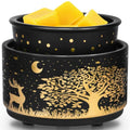 Wax Melt Warmer with Timer, Silicone Liner, Auto Shut Off L1358