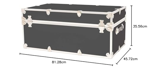 Large Armor College Trunk 32"x18"x14" (Wine) J2871