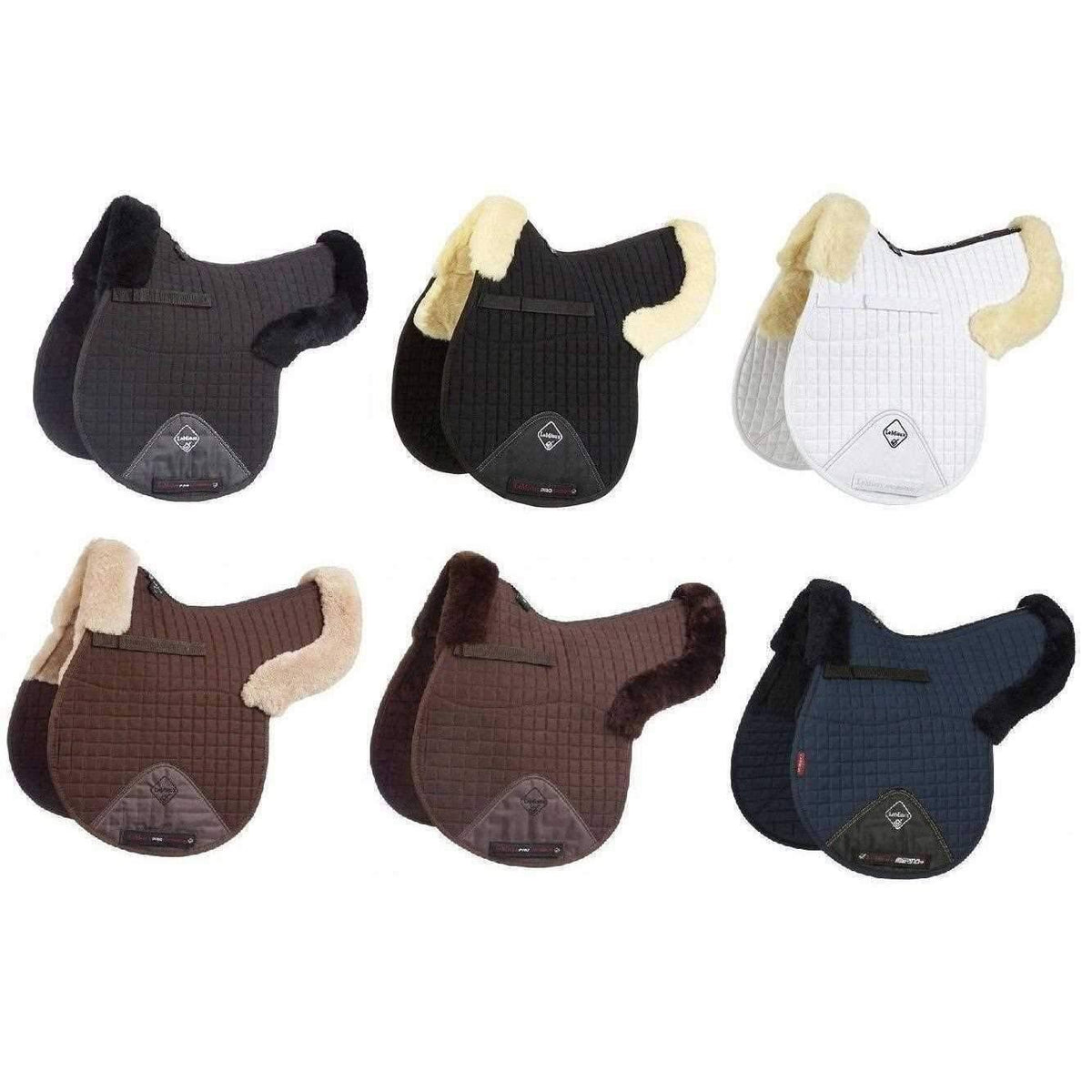 Black Half Lined Lambskin Jumping Numnah J22664