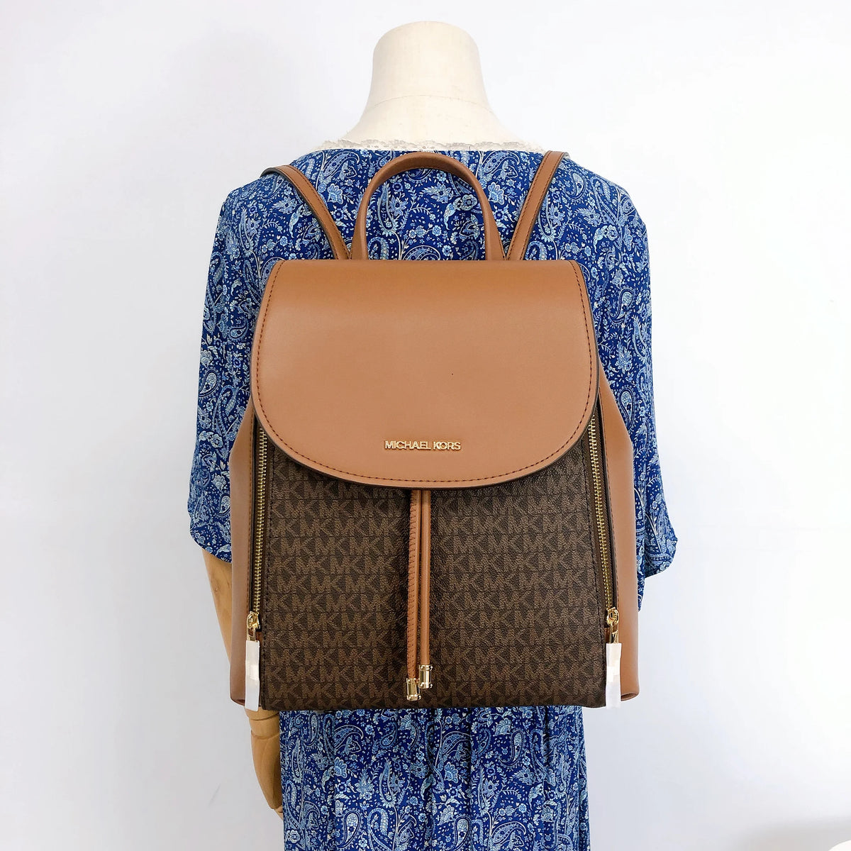 Brown Drawstring Backpack V67097