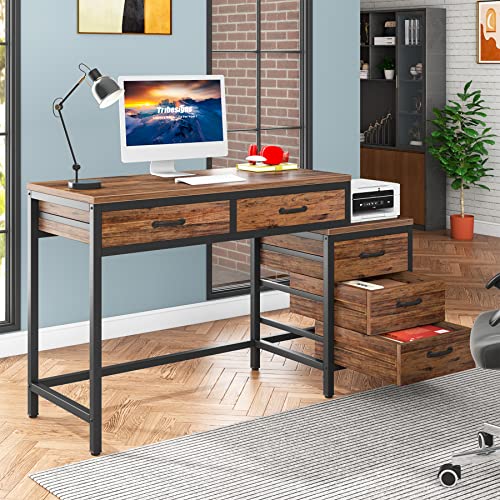 Computer Desk with 5 Drawers F6296