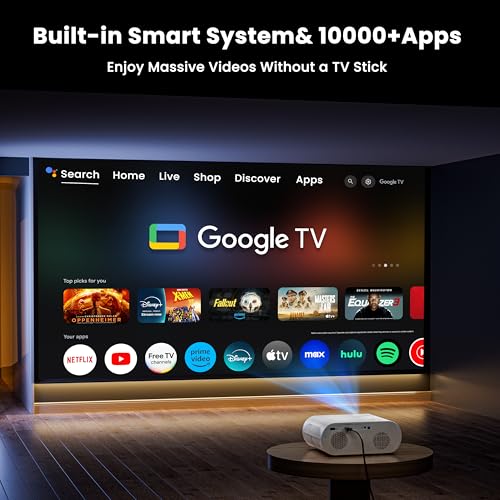 HD 4K Projector with WiFi and Bluetooth X7282