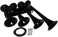 Chrome 4 Trumpet Train Air Horn Pack of 2 F16793