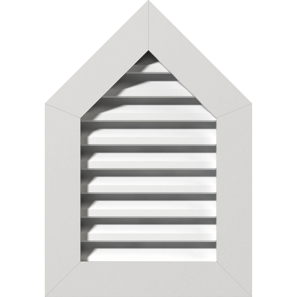 Peaked Top Gable Vent, PVC, 10/12 Pitch R3255