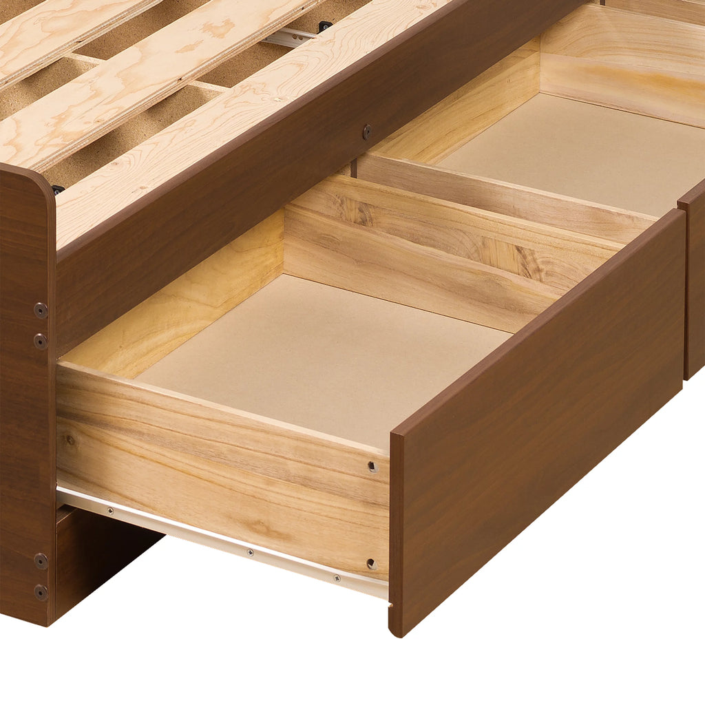 Cherry Queen Platform Storage Bed T8712
