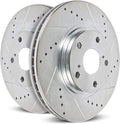 Front Evolution Drilled & Slotted Rotor Pair P25156