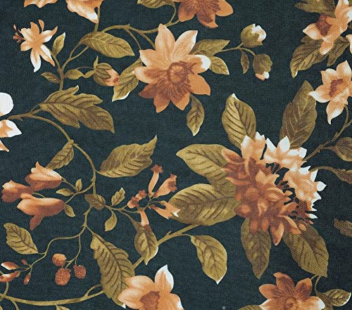 Sheer Curtains Voile Panel Retro Print Matching Printed Window Treatment Semi Draperies (1 Panel, W 50 x L 72 inch) N292