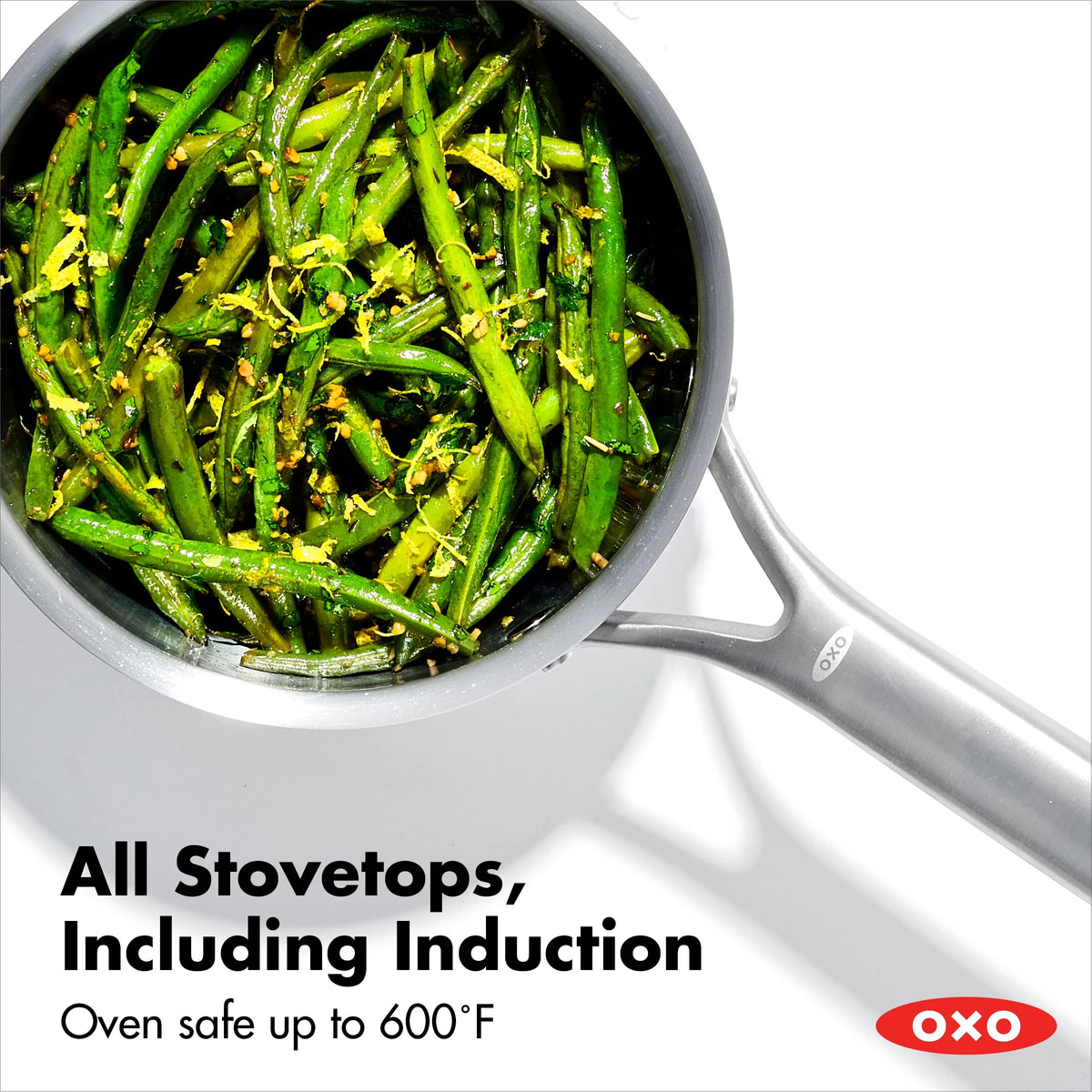 Stainless Steel 1.5Qt Chef's Pan with Lid Q877