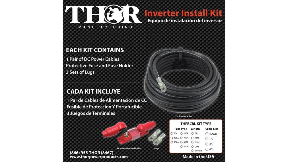 1/0AWT 10ft Cable Sets R46303