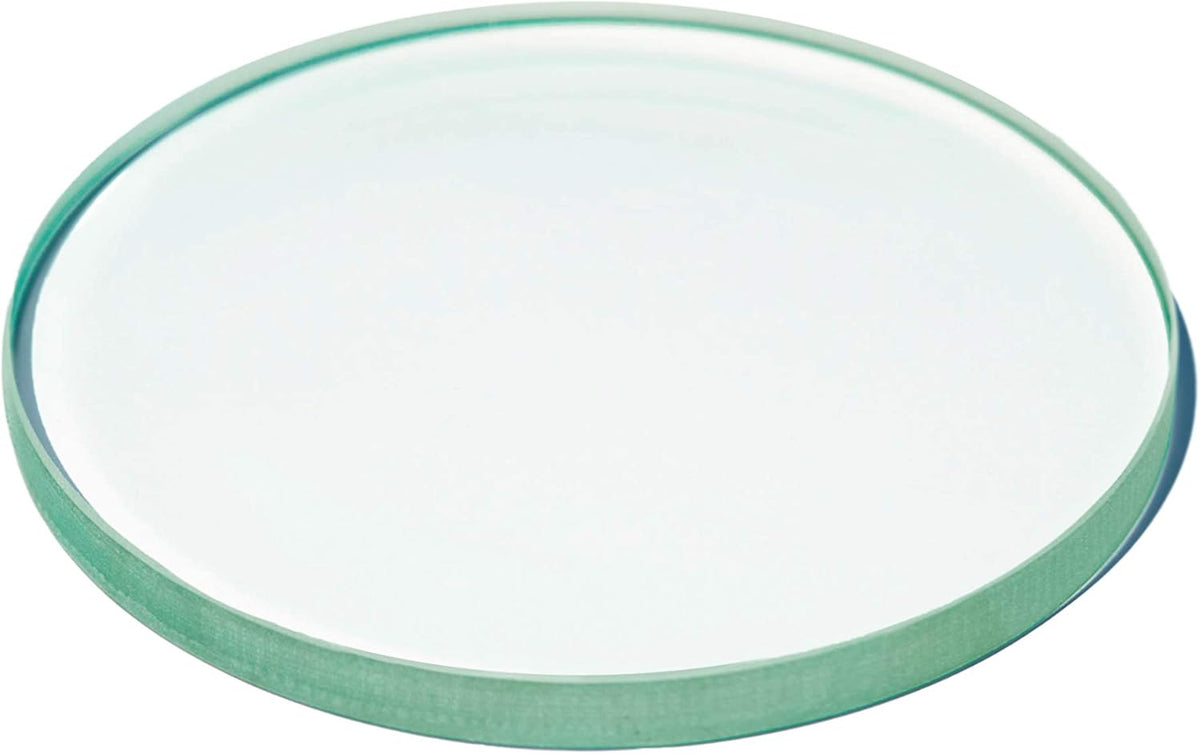 Double Concave Fused Silica Glass Optical Lens Spinning Top Base 5.9” Diameter U740158