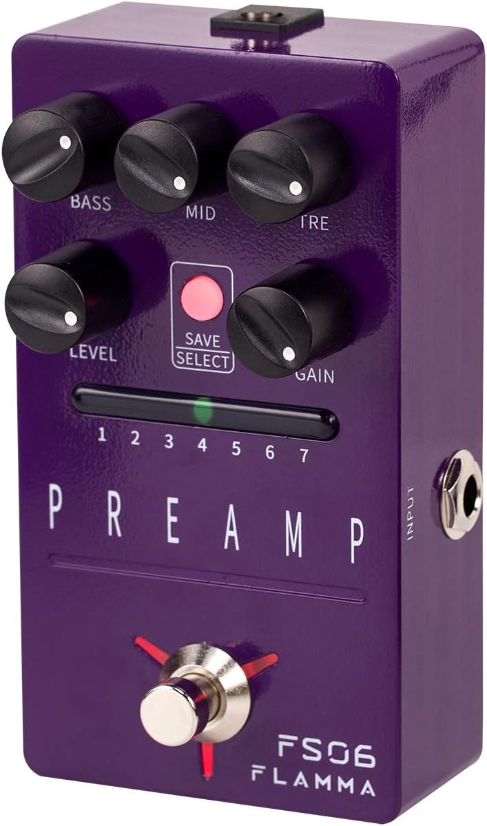 Stereo Cabinet Simulation Guitar Pedal with 7 User Preset Slots N656726