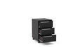 Black 3 Drawer File Cabinet O6947