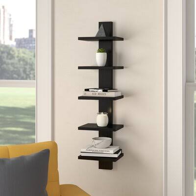 Black Etagere Bookcase R15476