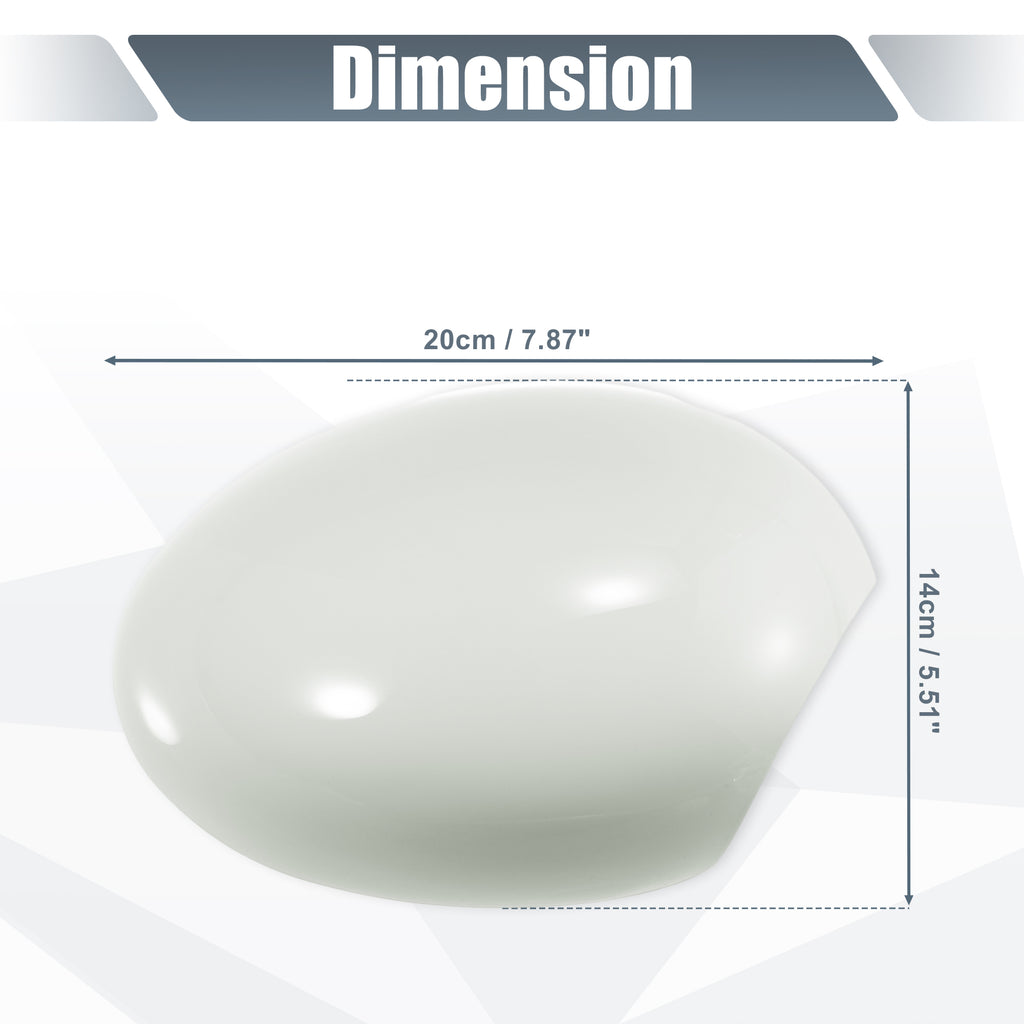 White Rear View Mirror Cover Cap for BMW Mini Clubman R55 Hatchback Cooper R56 D997