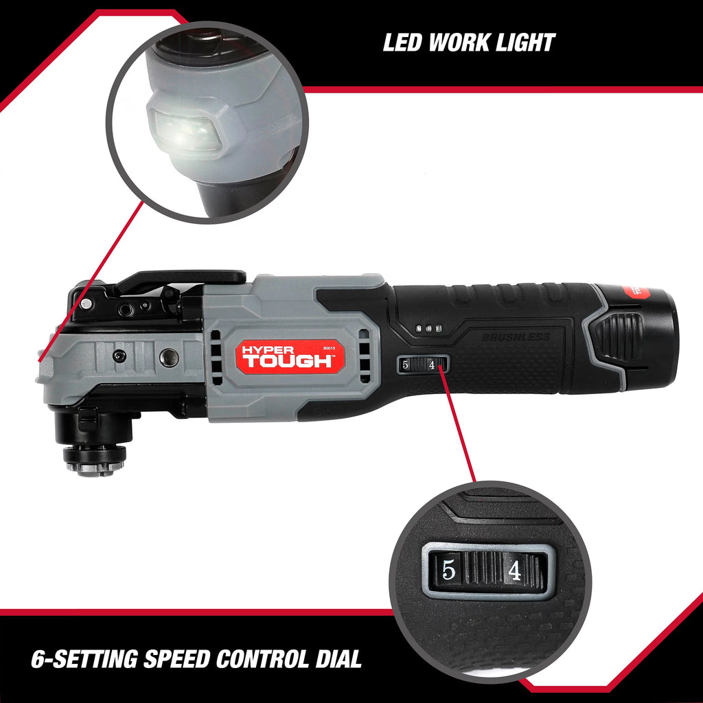 12V Max Lithium-Ion Brushless Oscillating Multi-Tool with Battery and Charger B913654