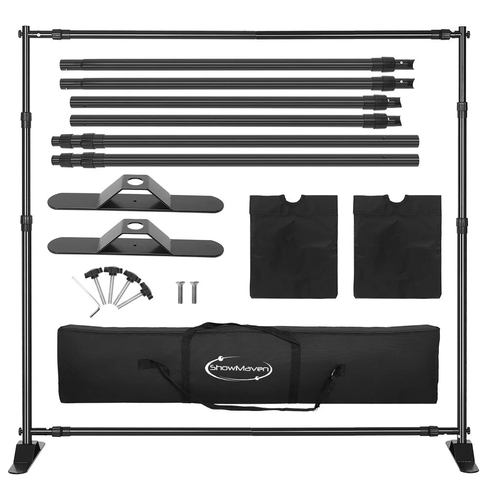 10x8ft Heavy Duty Adjustable Photography Backdrop Stand F479