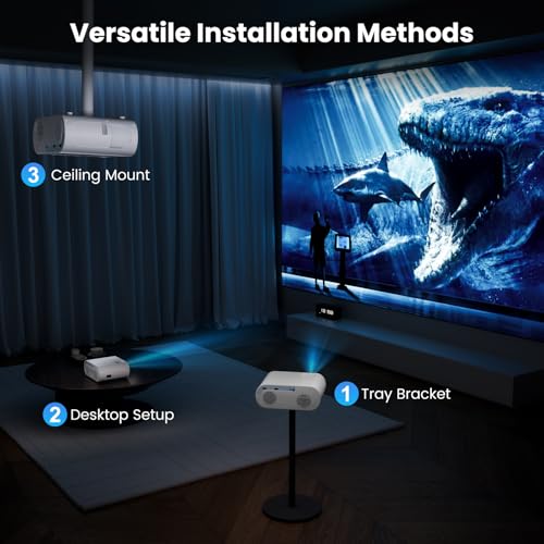 HD 4K Projector with WiFi and Bluetooth X7282