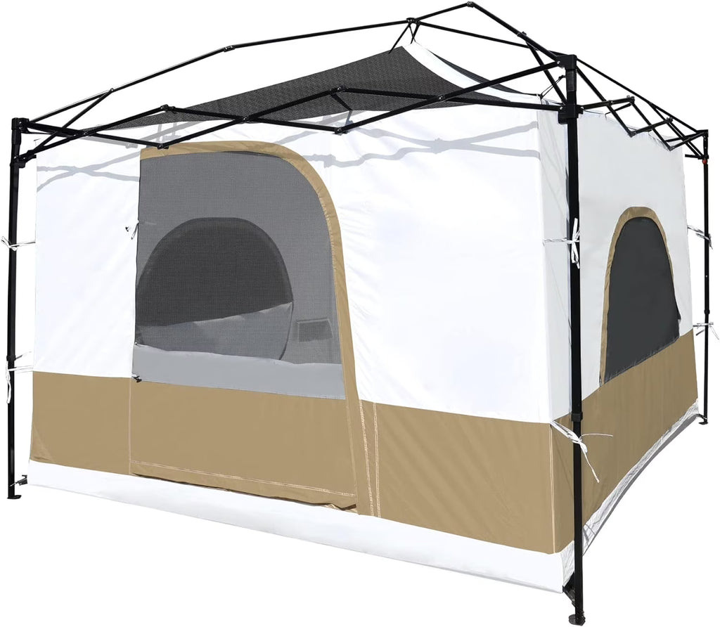 10' x 10' Khaki Camping Inner Tent Square Tent with Full Floor W257387