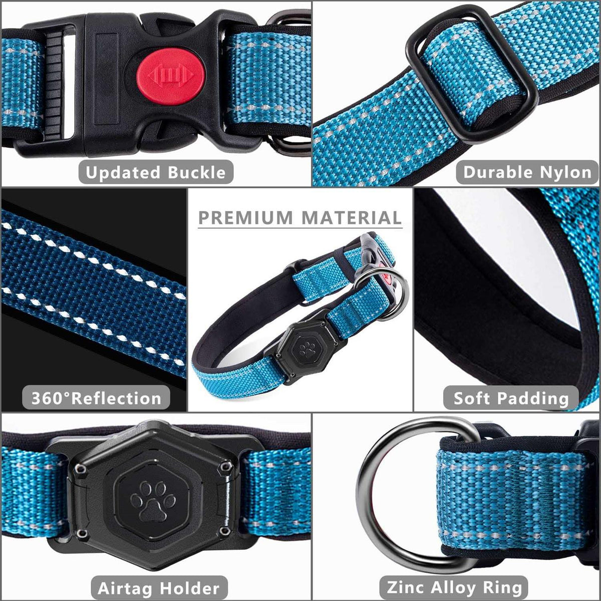 Waterproof Apple Air Tag Holder Dog Collar I397648