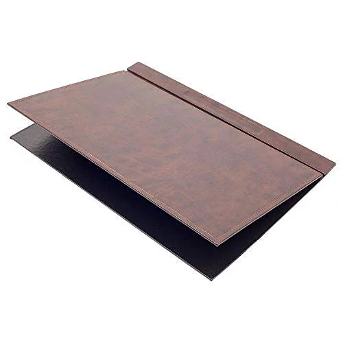 10 Piece Brown Leather Desk Organizer A773607