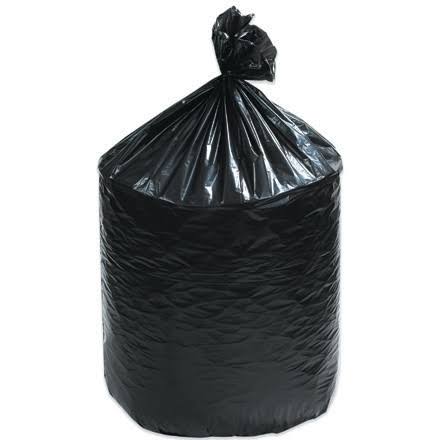 Black Trash Bags 33x22 x 40x22 x 1.7mil 100 Per Case Z434059
