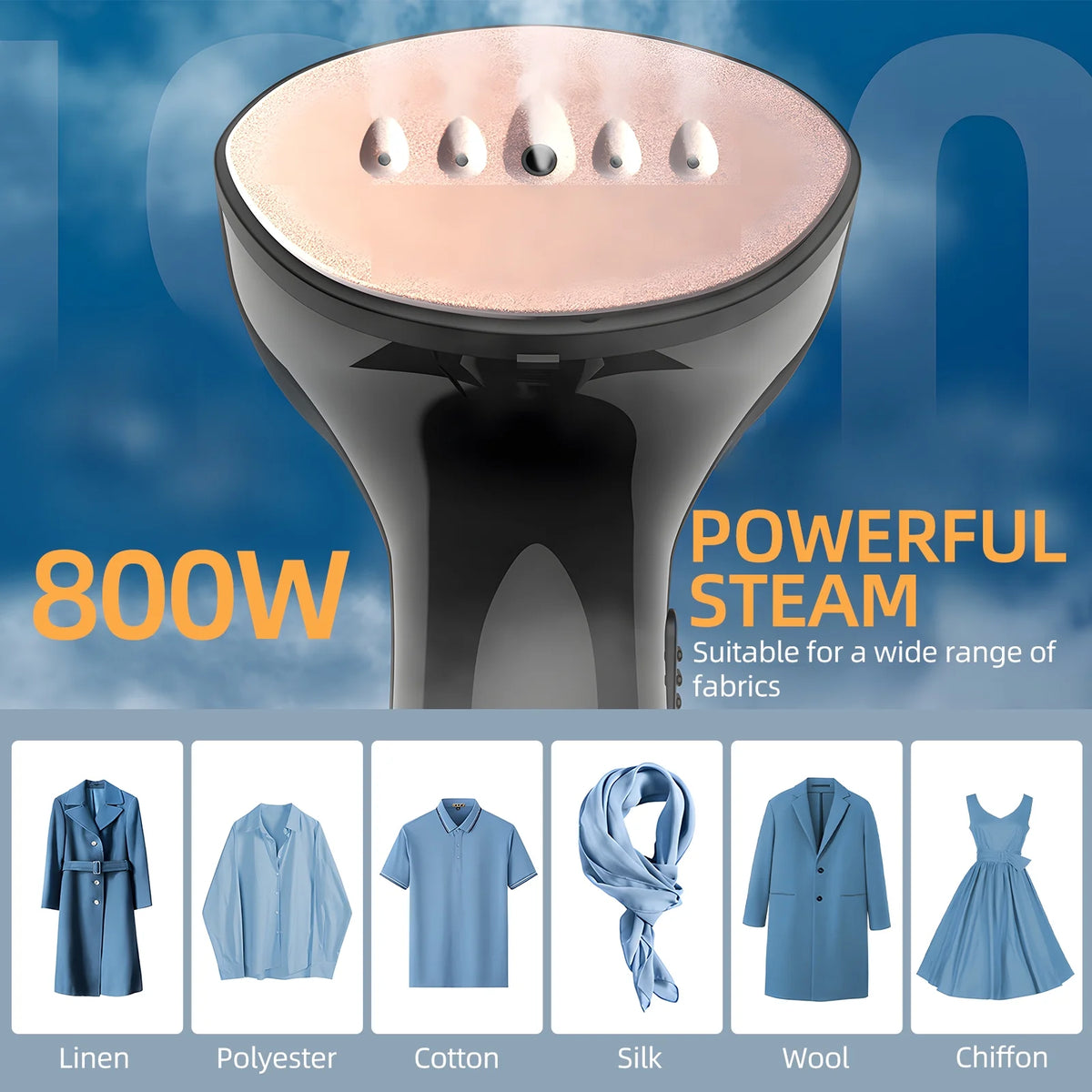 Portable 800W Handheld Garment Steamer S990