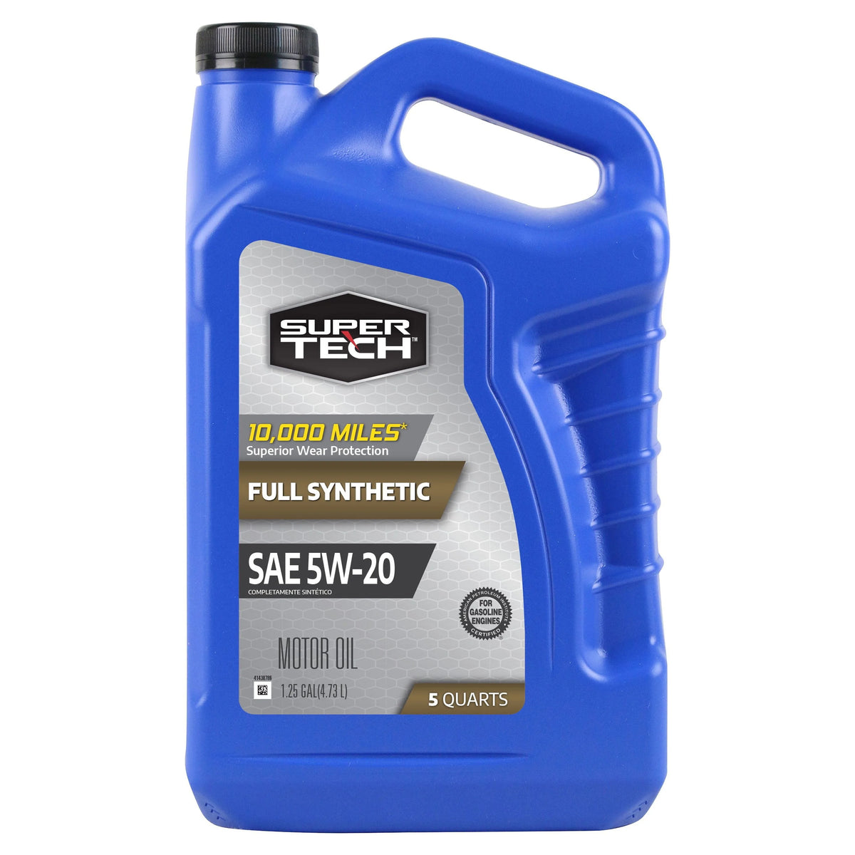 Full Synthetic SAE 5W-20 Motor Oil, 5 Quarts V96853