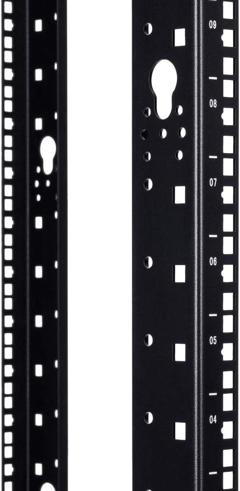 12U 4-Post Open Frame Server Rack Black B542