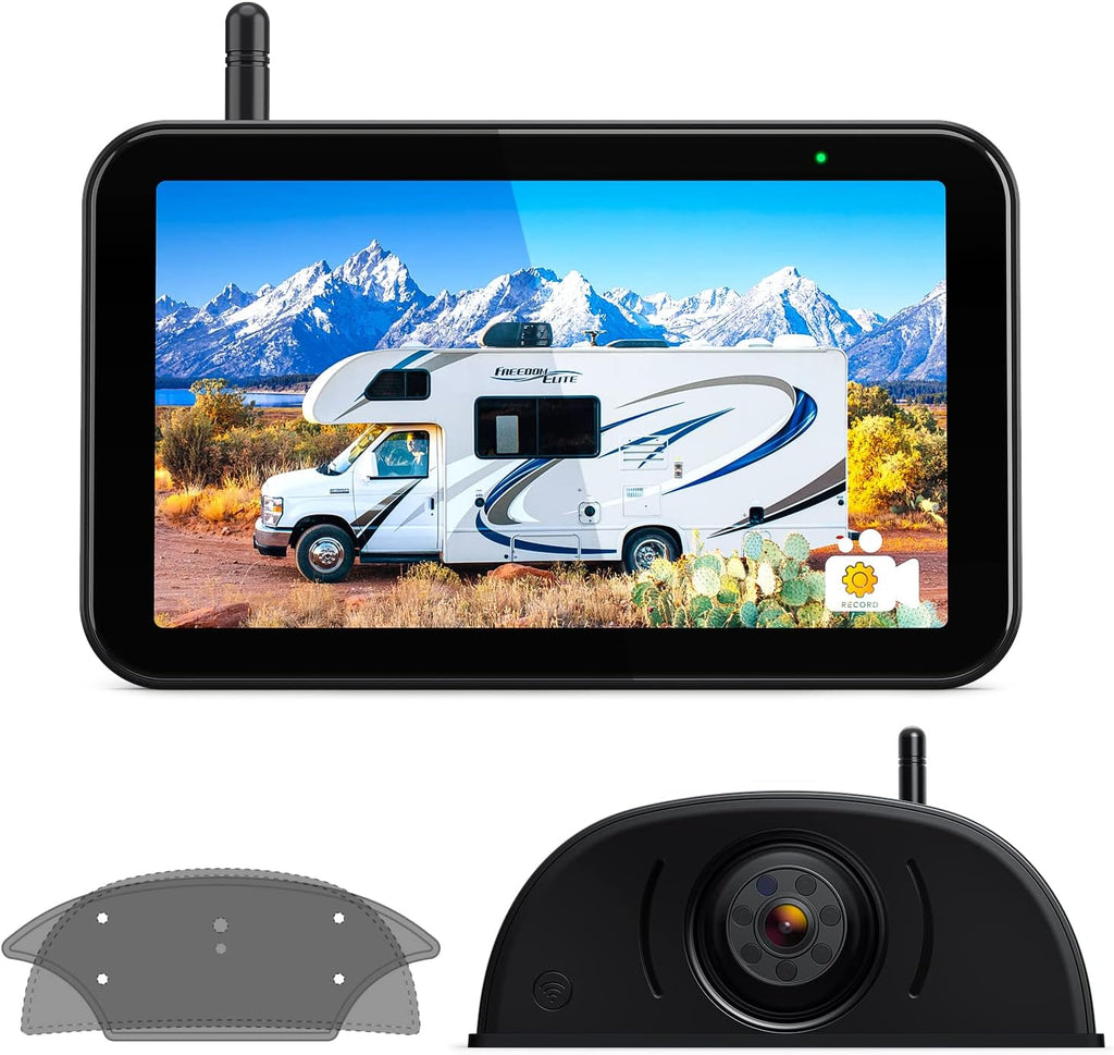 5 Wireless RV Backup System with DVR Monitor F277