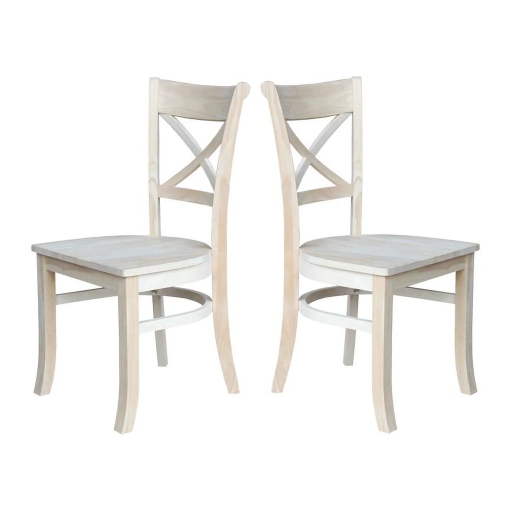 Set of Two X-Back Chairs W784132