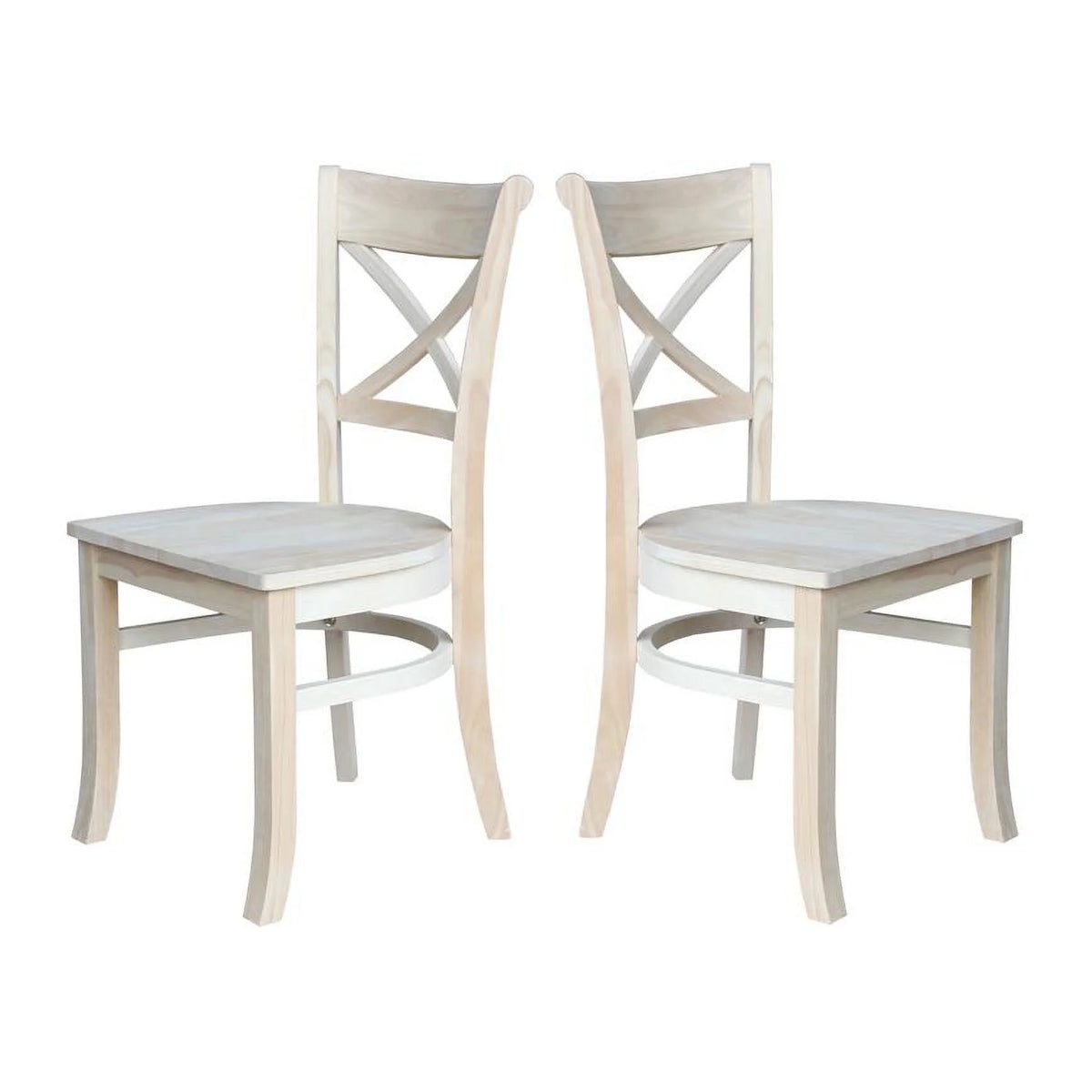 Set of Two X-Back Chairs W784132
