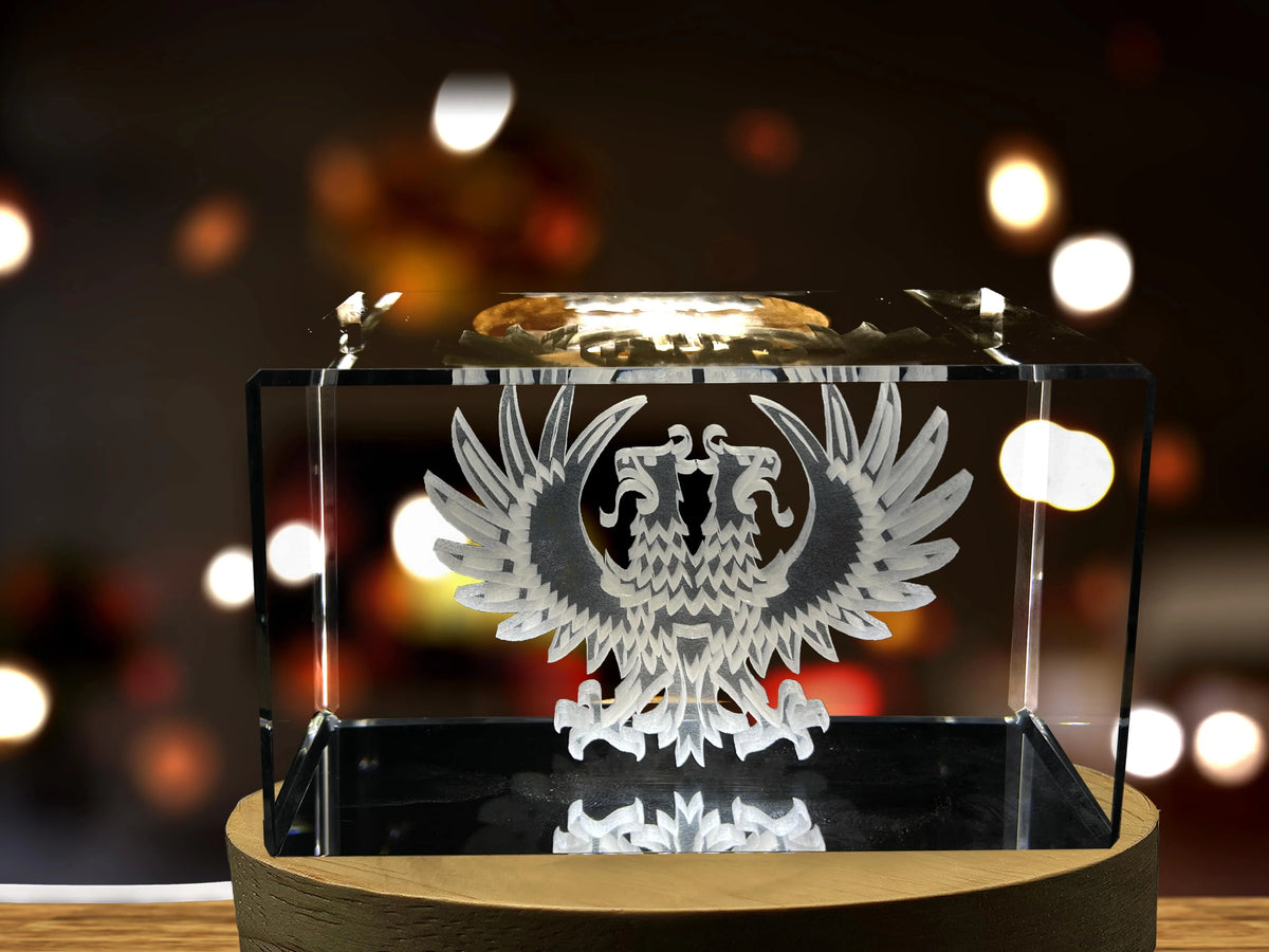 3D Engraved Crystal Decor K709