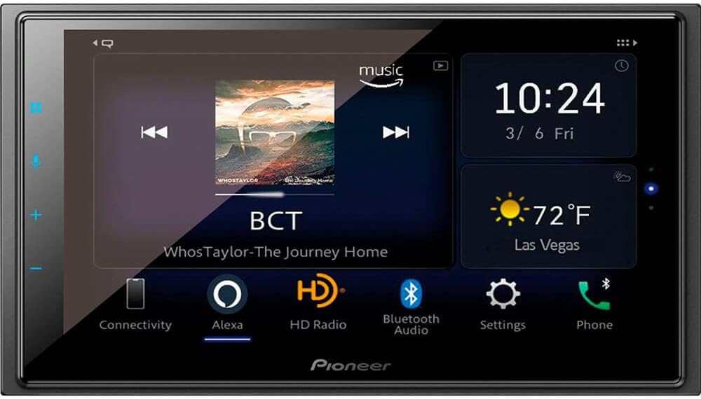 In-Dash Multimedia Receiver with 6.8" Capacitive Touchscreen Display F453764