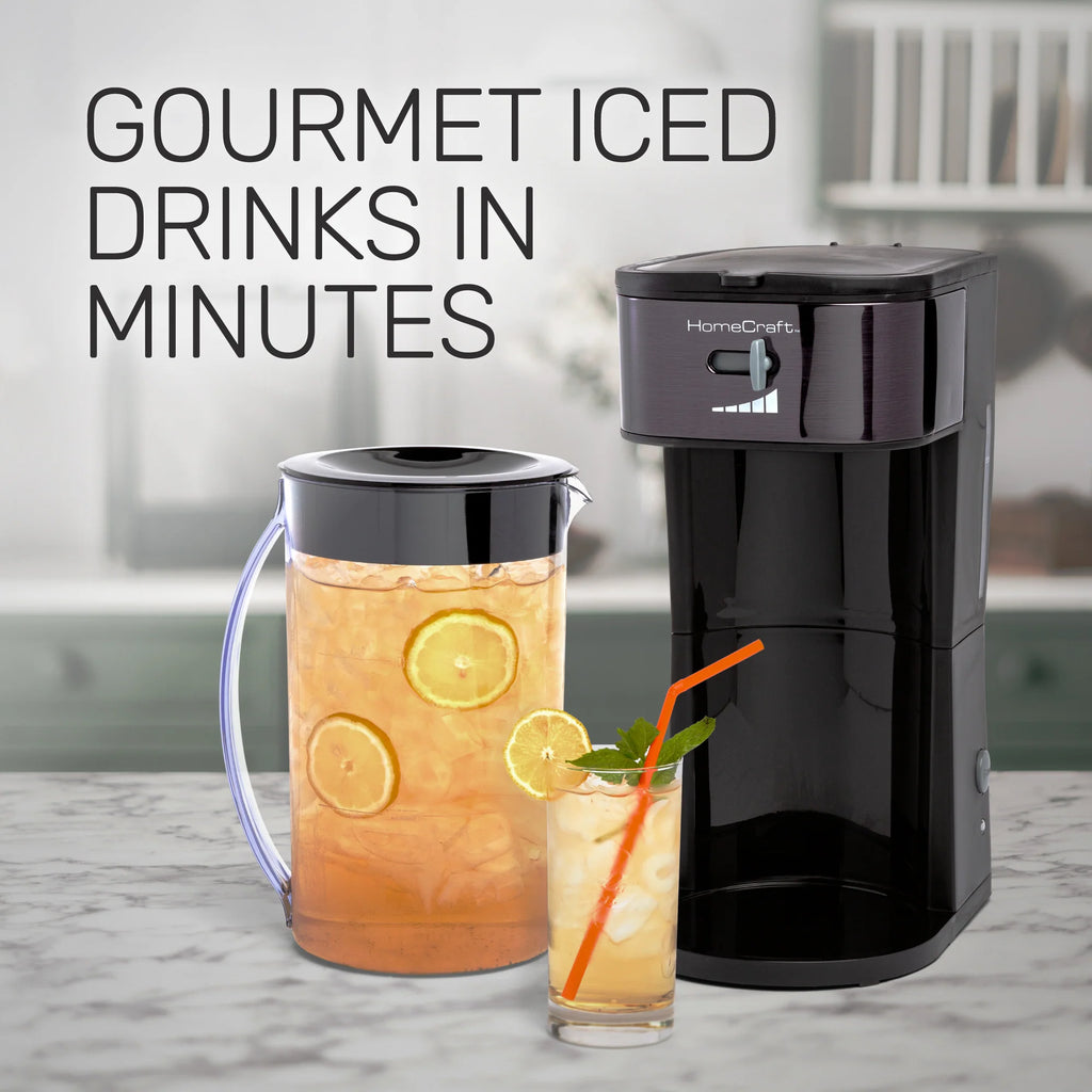 Black Stainless Steel Iced Coffee and Tea Brewing System B644
