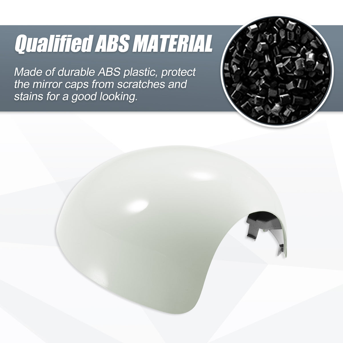 White Rear View Mirror Cover Cap for BMW Mini Clubman R55 Hatchback Cooper R56 D997