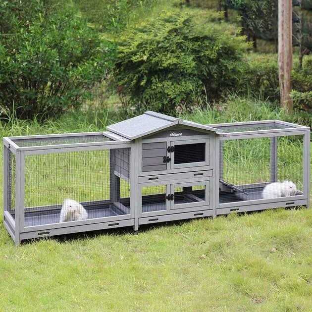 Indoor Rabbit House Large Bunny Hutch G995236