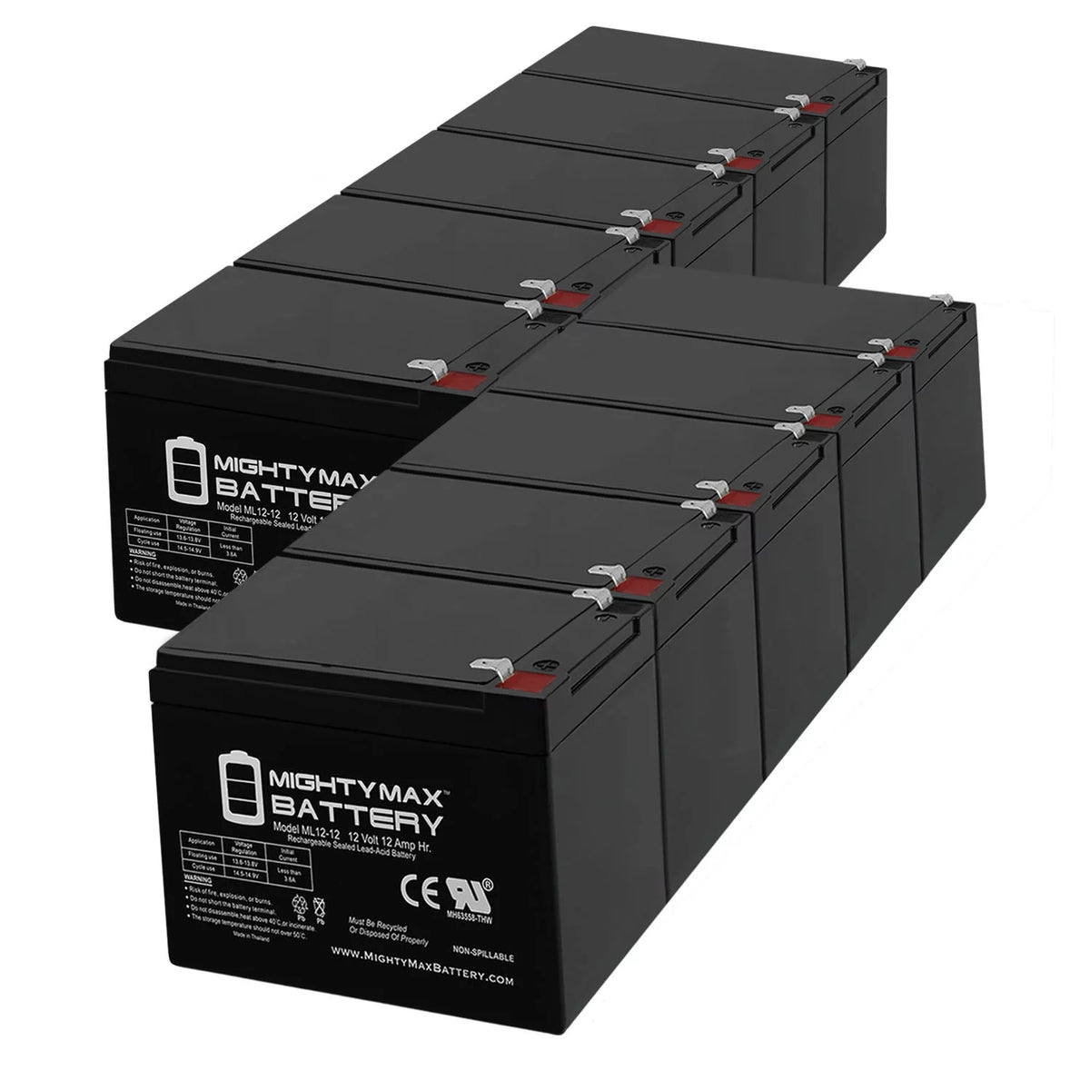 12V 12AH F2 SLA Battery R3097