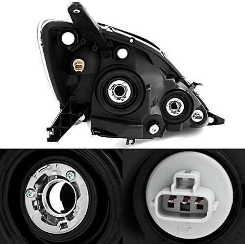 Chrome Halogen Headlights Driver Left + Passenger Right Side Replacement Pair Set T106