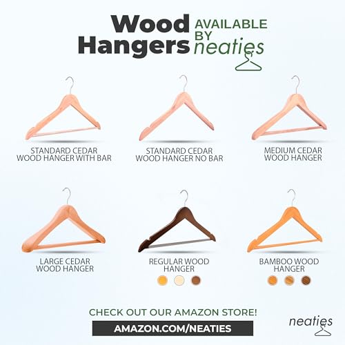 Red Cedar Wooden Hangers 6 Pack W385588