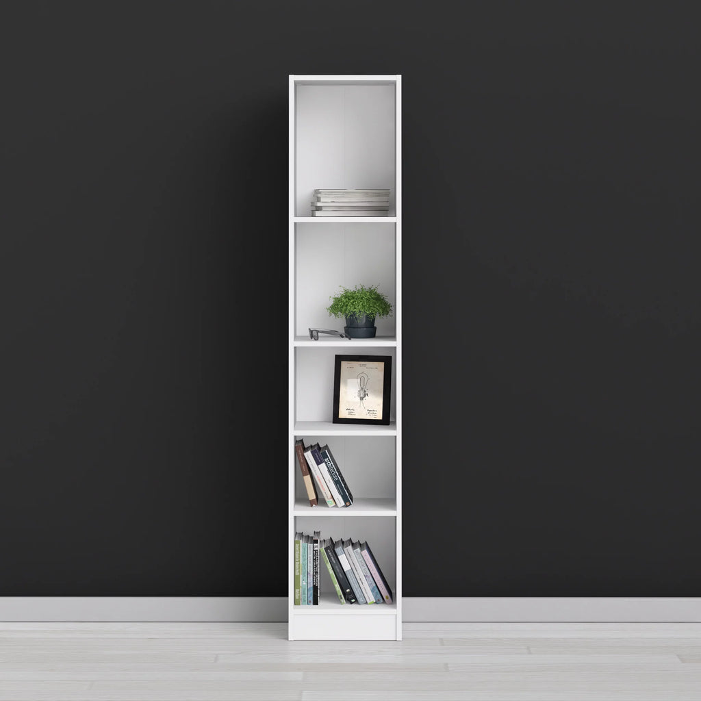 Tall Narrow 5 Shelf Bookcase E946042