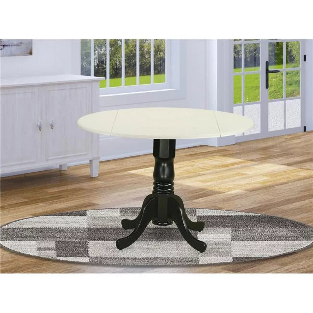 Round Table with Two 9 in. Drop Leaves J167644