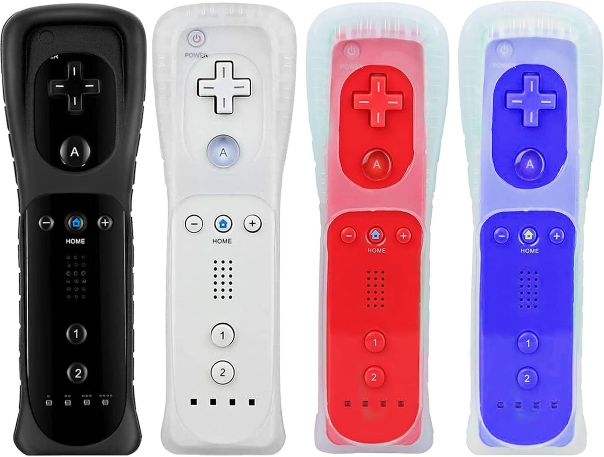 2 Pack Wii Remote Controller Silicone Case and Wrist Strap Light Green L556892